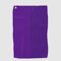 Custom Golf Towel – Reverse Split Purple