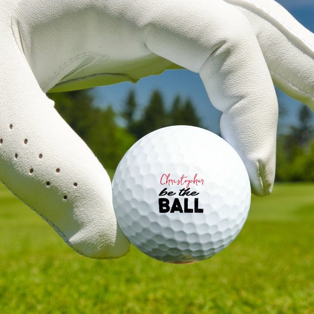 Custom Golfer Funny Mindset Monogrammed Golf Balls ( With a touch of humor and a dash of personalization, these golf balls not only bring a smile to you)