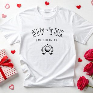 Custom Golfing Gift 50th 60th 70th Birthday Golf T-Shirt