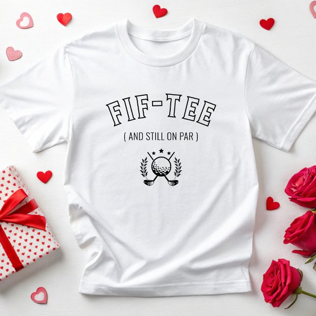 Custom Golfing Gift 50th 60th 70th Birthday Golf T-Shirt (Creator Uploaded)