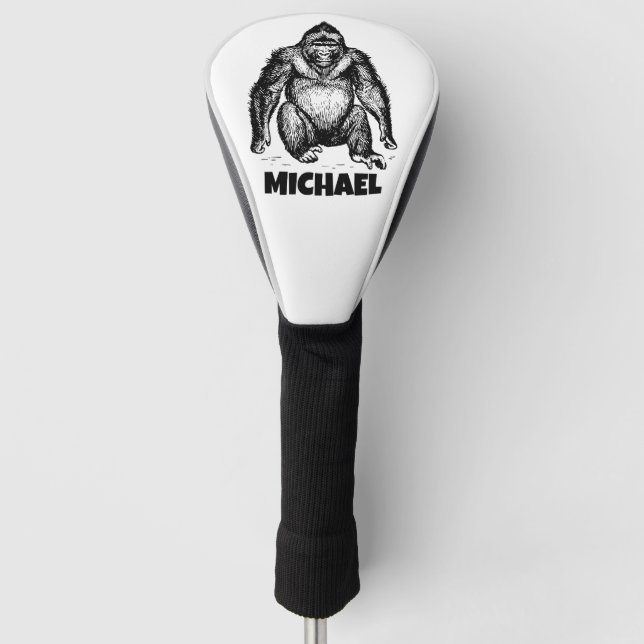 CUSTOM GORILLA GOLF DRIVER COVER FOR DAD (Front)
