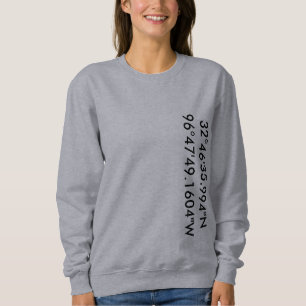 Custom GPS Sweatshirt