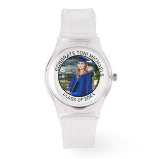 Custom Grad Photo Watch - Personalised Graduation