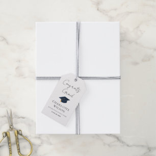 Custom Graduate Name and Personalised Class Year Gift Tags