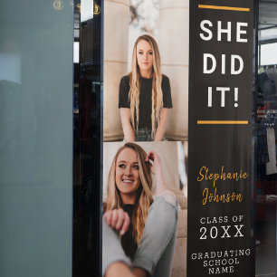 Custom Graduate Photo Celebration Banner