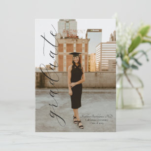 Custom Graduation Announcement & Party Invitation