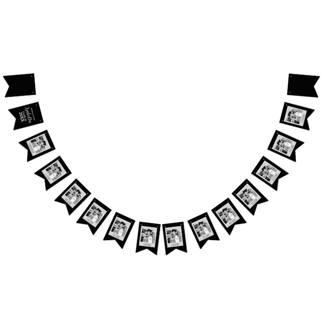 Custom Graduation Bunting Childhood Photos Bunting (All)