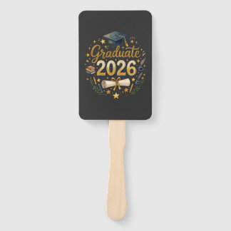 Custom Graduation Class of 2026 Personalised Famil Hand Fan