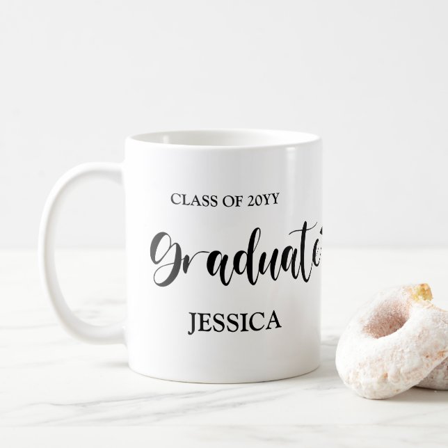 Custom Graduation    Coffee Mug (With Donut)