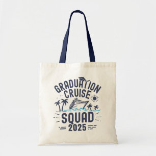 Custom Graduation Cruise Squad Grad Trip Group Tote Bag