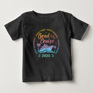 Custom Graduation Cruise Vacation Group Matching Baby T-Shirt