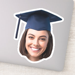 Custom Graduation Face Sticker