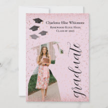 Custom Graduation Invitation and announcement card