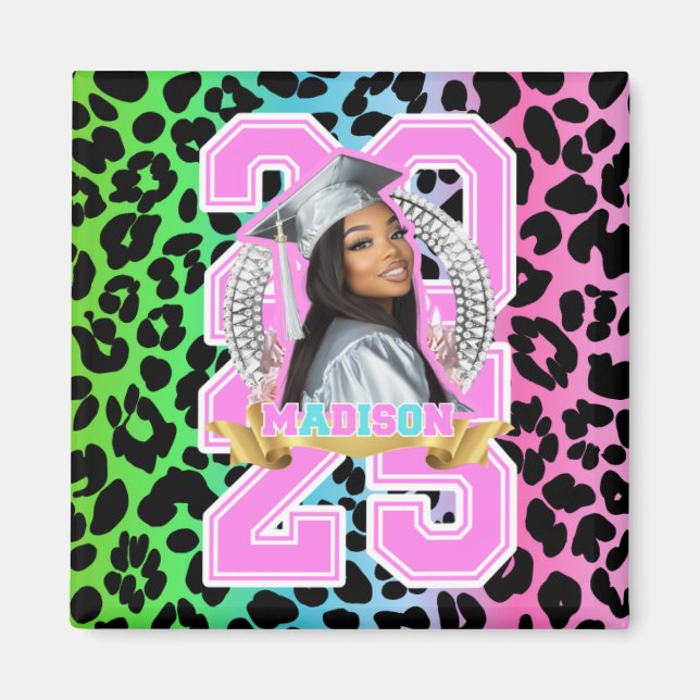 Custom Graduation Magnet | Class of 2025 keepsake (Front)