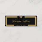 Custom graduation name card - Classic insert card