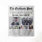 Custom Graduation Newspaper Graduate Banner Party