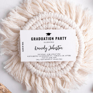 Custom Graduation Party Grad Class of 2025 Senior Enclosure Card