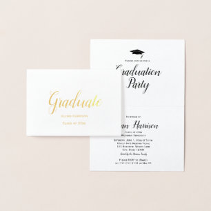 Custom Graduation Party Invitation