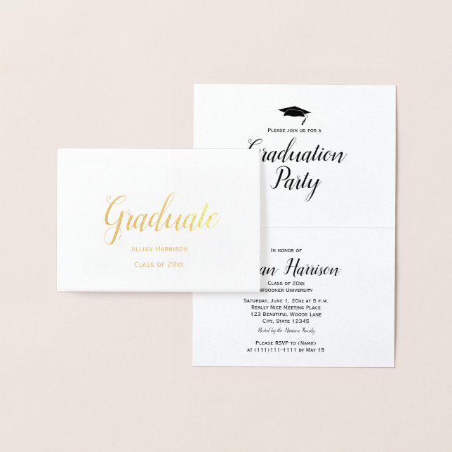 Custom Graduation Party Invitation (Display)