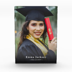 Custom Graduation Personalised Name & Photo Block