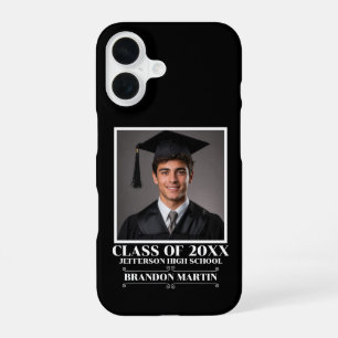 Custom Graduation Photo 2026 Graduate Proud Parent iPhone 16 Case