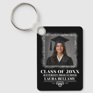 Custom Graduation Photo 2026 Graduate Proud Parent Key Ring