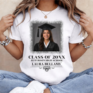 Custom Graduation Photo 2026 Graduate Proud Parent T-Shirt