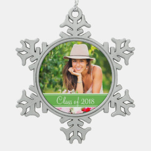 Custom Graduation Photo Holiday Ornament