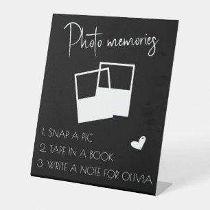 Custom Graduation photo memories Sign