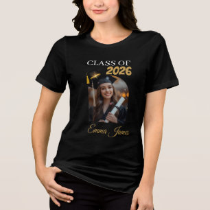 Custom Graduation Photo Shirt Class of 2026