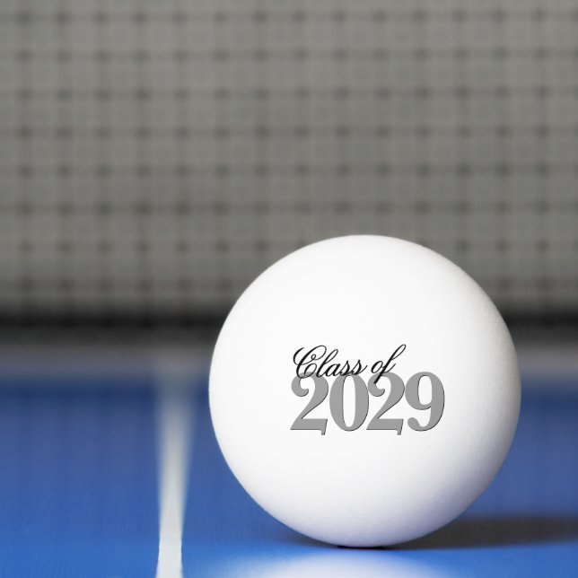 Custom Graduation | Simple Grad Year and Name Ping Pong Ball (Net)