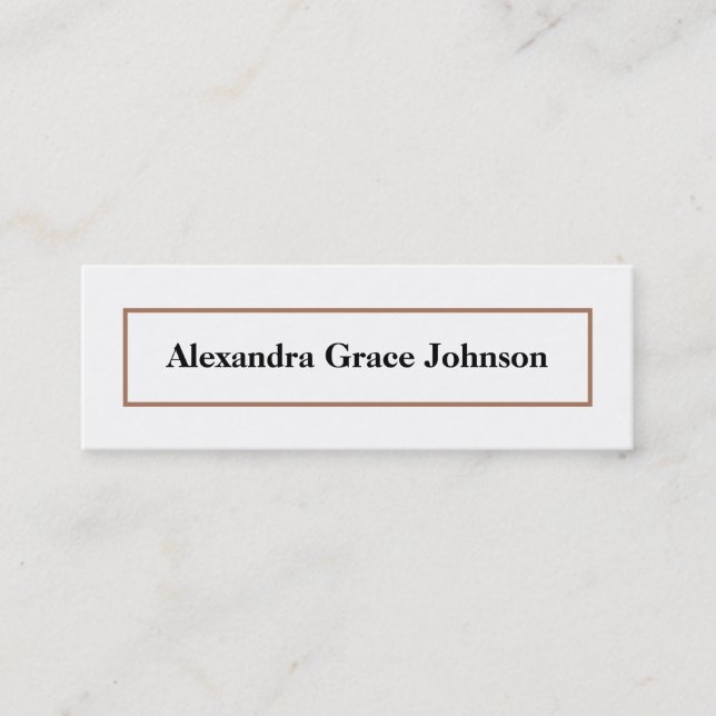 Custom Graduation Status Card (white/gold) (Front)