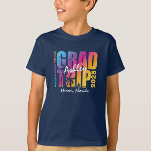 Custom Graduation Trip Group Matching T-Shirt