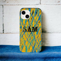 Custom Graffiti Pattern Yellow, Green, Blue Black 