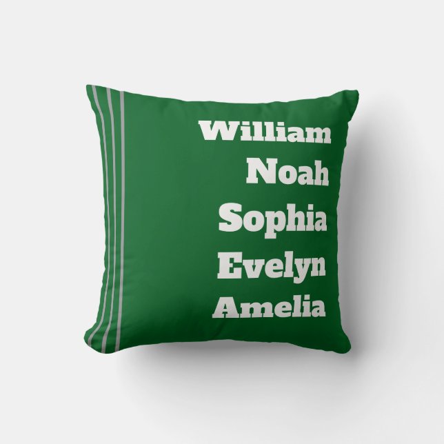 Custom Grandchildren Names  Cushion (Front)