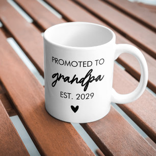 Custom Grandma & Grandpa Mug, Baby Shower Gift Coffee Mug