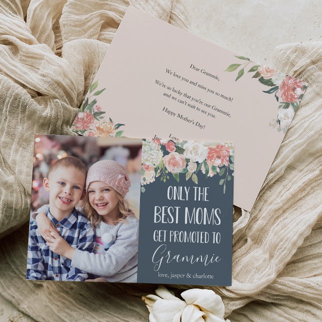 Custom Grandma Nickname Mother's Day Photo Card (Creator Uploaded)