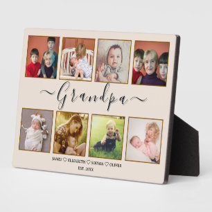 Custom Grandpa Plaque – Grandparents Day Gift
