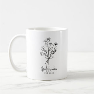 Custom Great Grandma Mug, New Grandma Mug