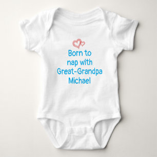 Custom Great-Grandpa Gift From Baby, Baby Boy,  Baby Bodysuit