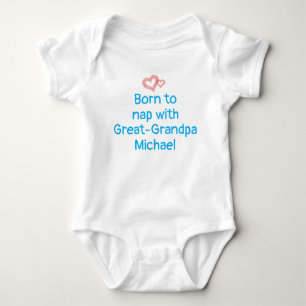 Custom Great-Grandpa Gift From Baby, Baby Boy,  Bodysuit