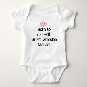 Custom Great-Grandpa Gift From Baby, Unisex Baby Bodysuit