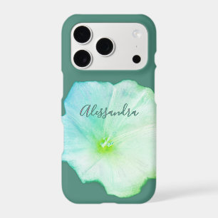 Custom Green Floral Watercolor Pastel Wildflower