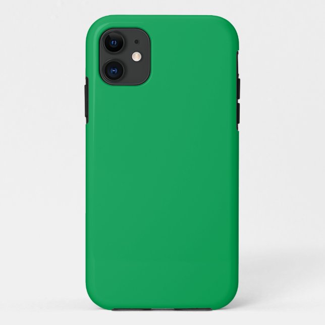 Custom Green iPhone Case Personalised (Back)