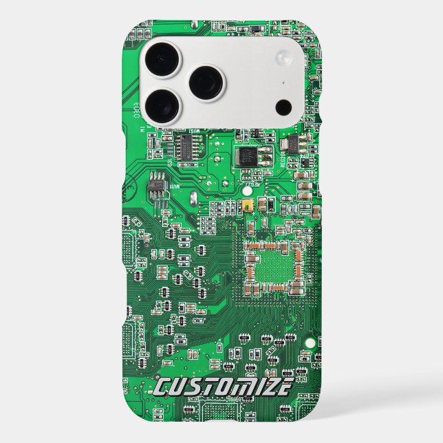 Custom Green PCB Circuit Board for IT Pros 2 (Back)