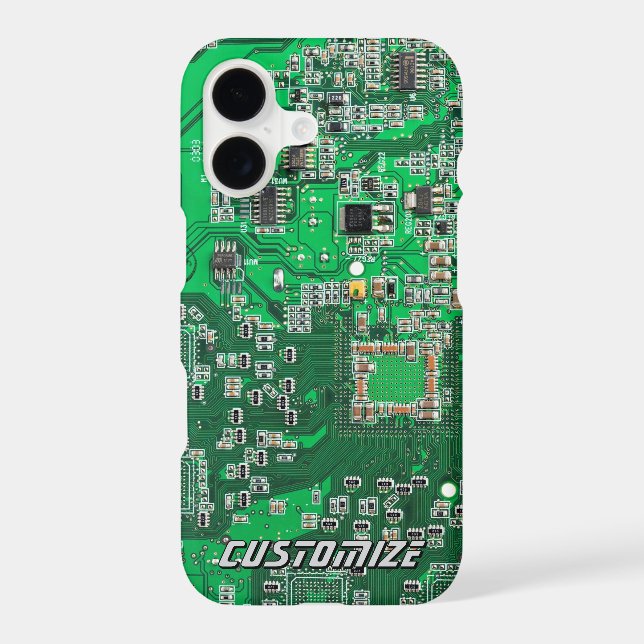 Custom Green PCB Circuit Board for IT Pros 2 (Back)