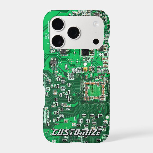 Custom Green PCB Circuit Board for IT Pros 2 (Back)