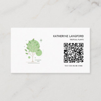 Custom Greenleaf Nursery Branding  Business Card