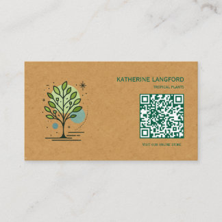 Custom Greenleaf Nursery Branding  Business Card