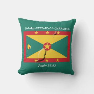 Custom GRENADA FLAG Cushion